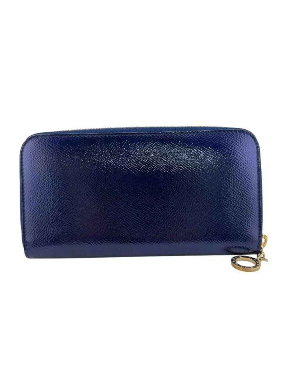 Bvlgari Zip Around Circle Logo Wallet